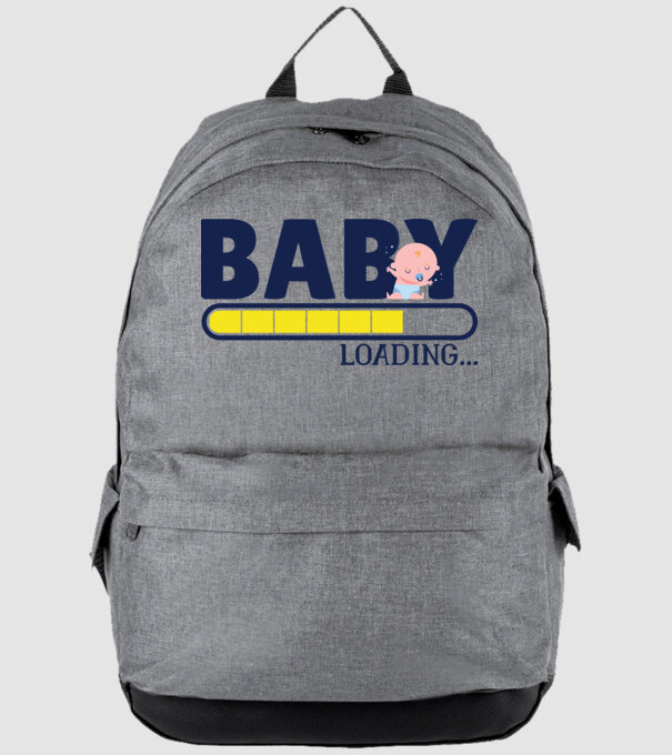 Baby is loading - tricou amuzant pentru mămici model gri pe tricou