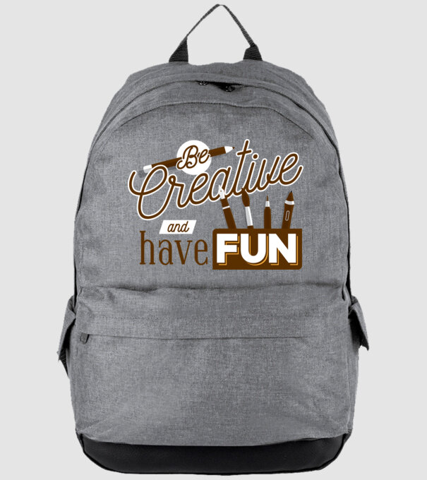 Be creative and have fun model gri pe tricou