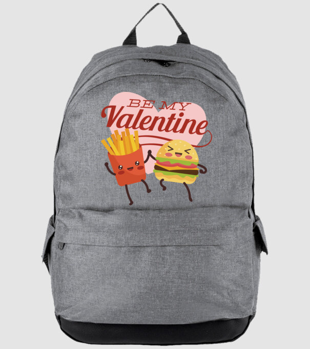 Be my Valentine - Fii dragostea mea tricou pentru Valentine s Day model gri pe tricou