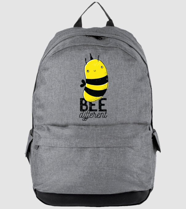 Bee different tricou albinuță model gri pe tricou