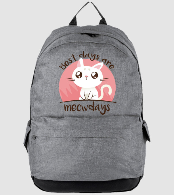 Best days are Meowdays model gri pe tricou