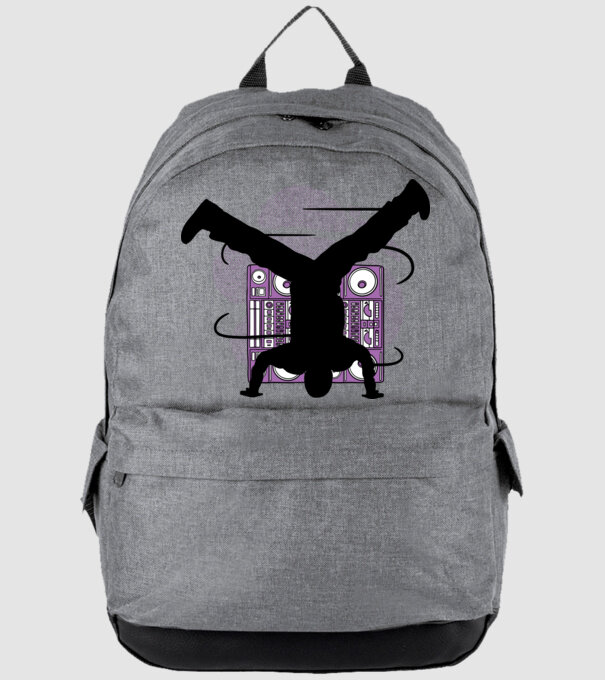 Dansator Break model gri pe tricou