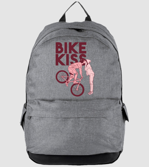 Pupici cu bicicletă model gri pe tricou