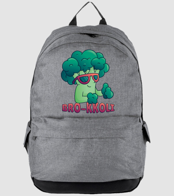 Broccoli model gri pe tricou