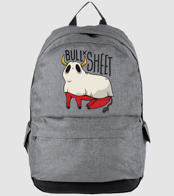Bull sheet model gri pe tricou