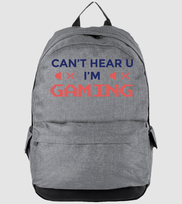 'Can''t hear U - I''m Gaming' model gri pe tricou