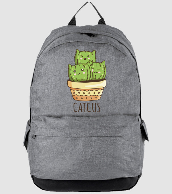 Catcus Pisică Cactus model gri pe tricou