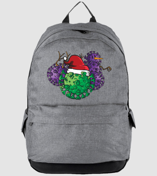 Christmas Covid model gri pe tricou