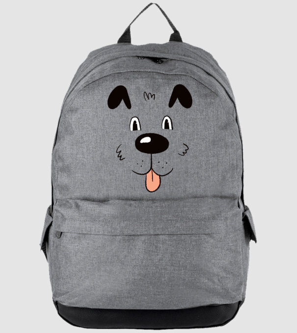 Cap Câine drăguț model gri pe tricou