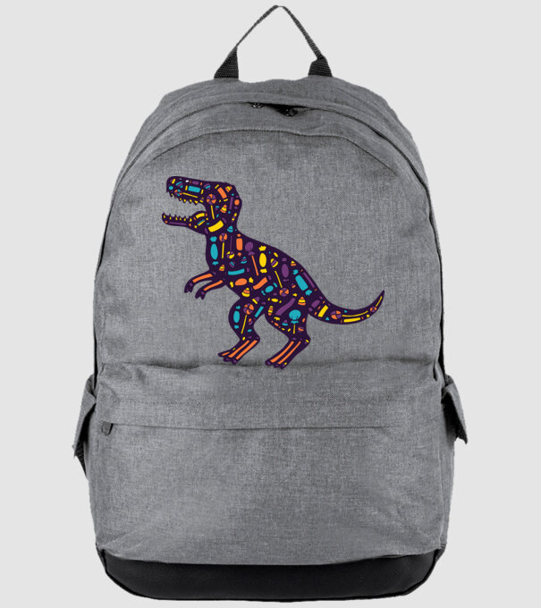 Dino bomboane model gri pe tricou