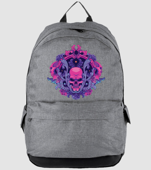 Cranii Dark Skull model gri pe tricou