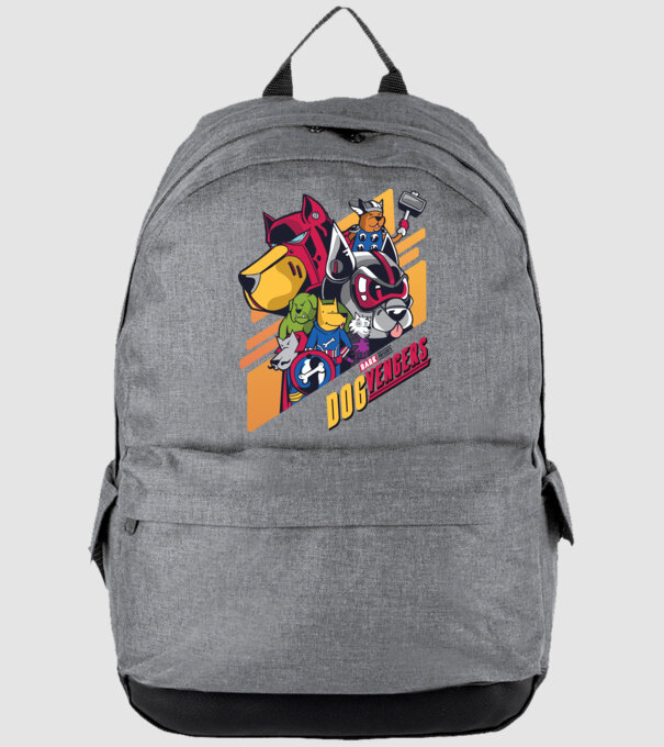 Dogvengers Câini Eroi model gri pe tricou