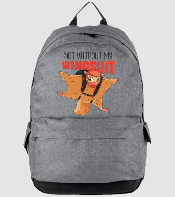 Veveriță cu parașută tricou amuzant model gri pe tricou