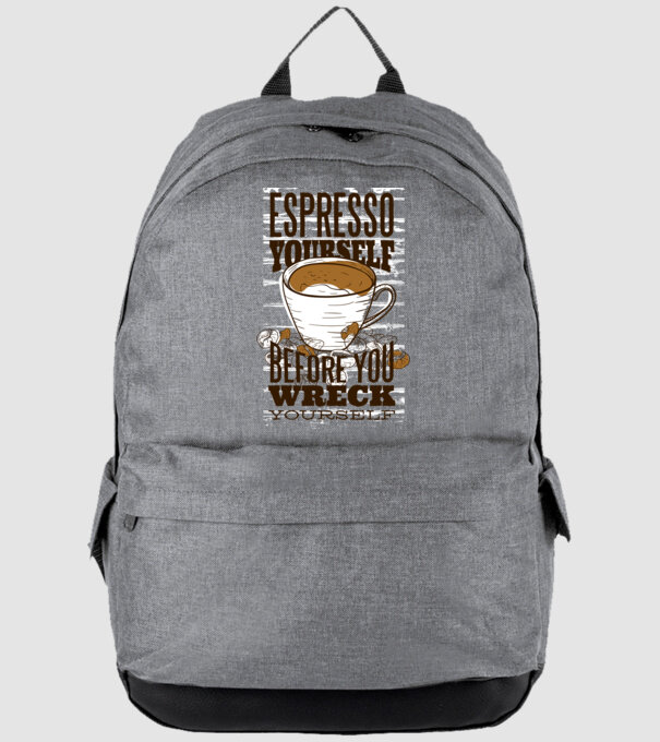 Espresso Yourself cu Cafea model gri pe tricou