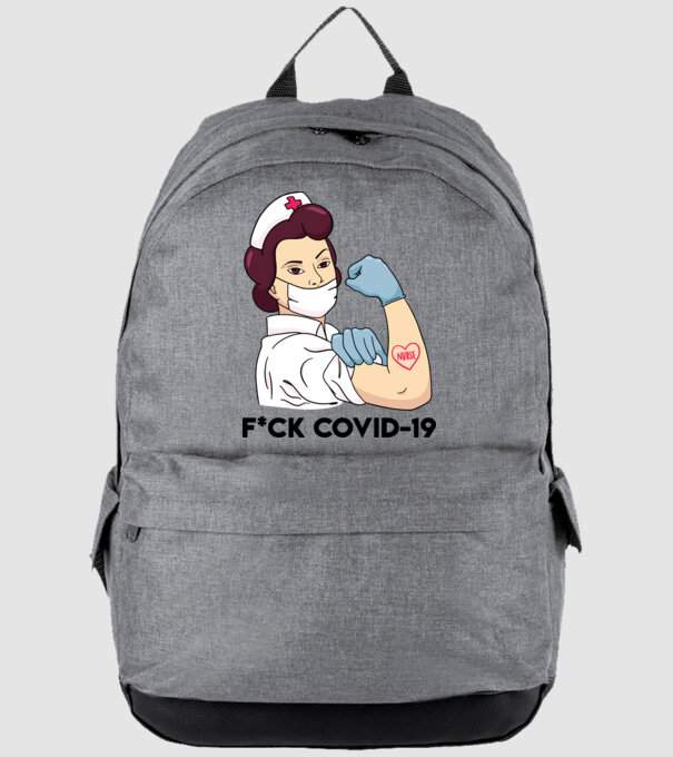 FCK Covid-19 Coronavirus model gri pe tricou