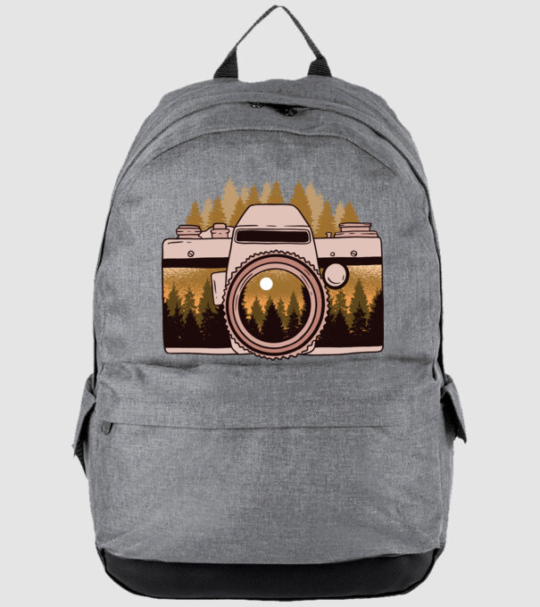 Natură Fotograf tricou fotograf model gri pe tricou