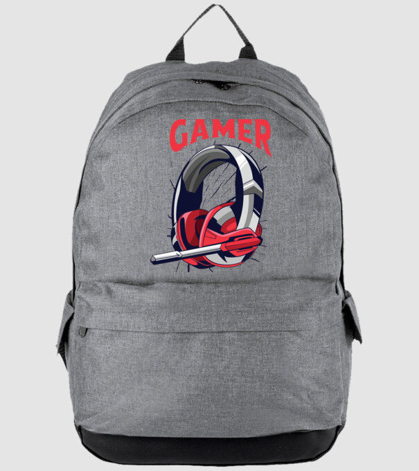 Căști Gamer model gri pe tricou