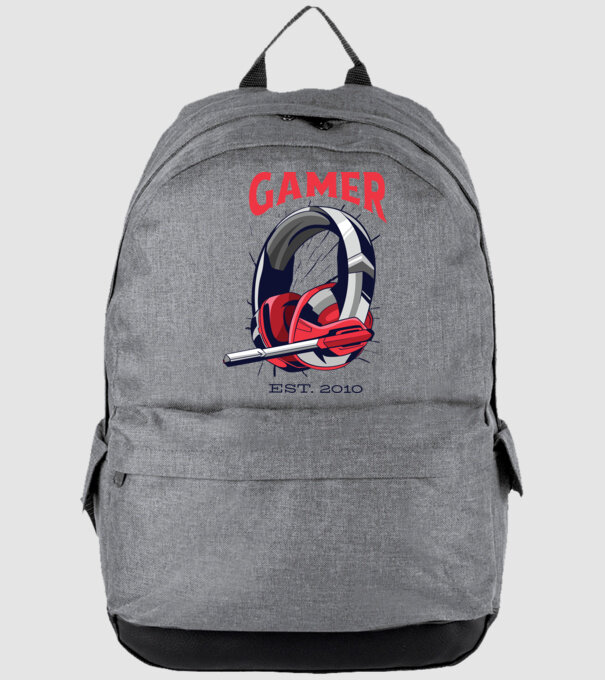Gamer est. 2010 model gri pe tricou