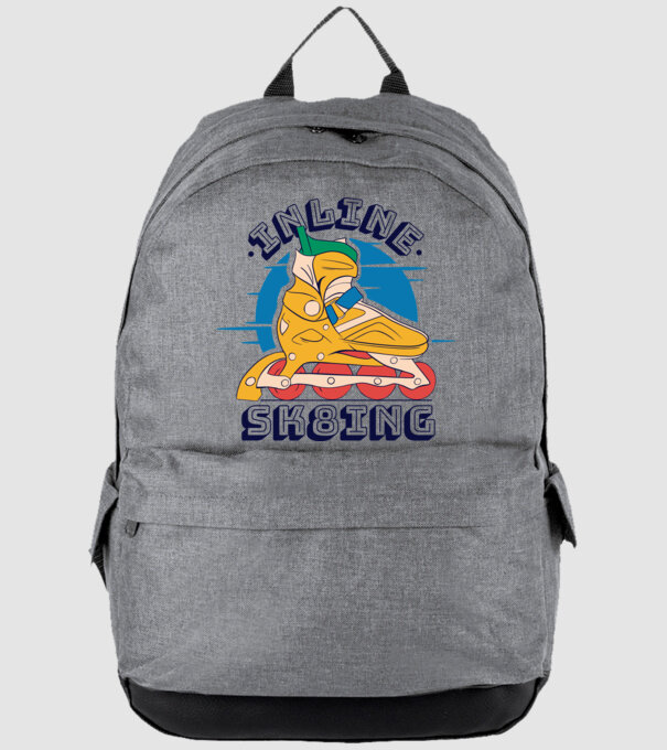 Skate Sk8 model gri pe tricou