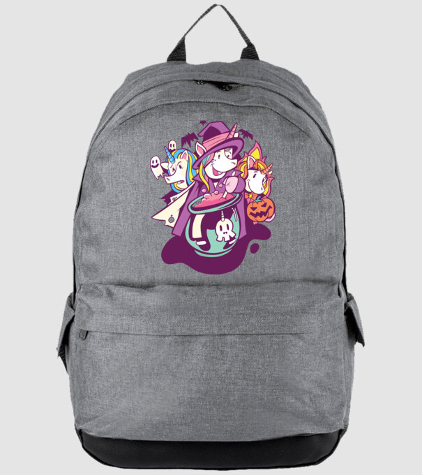 Unicorni Halloween model gri pe tricou