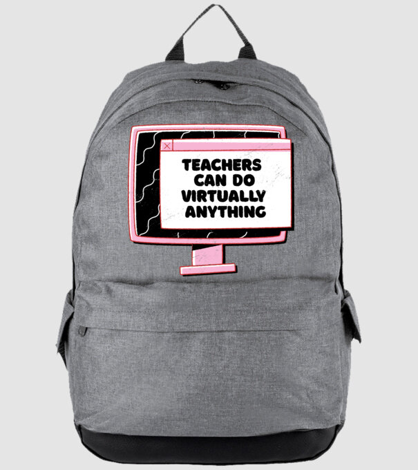 Home Office Pentru profesori model gri pe tricou