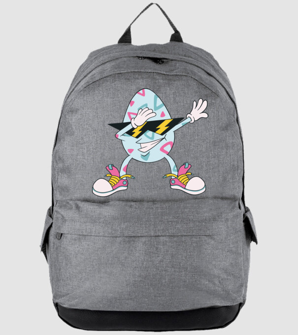 Ouă de Paște Dab model gri pe tricou