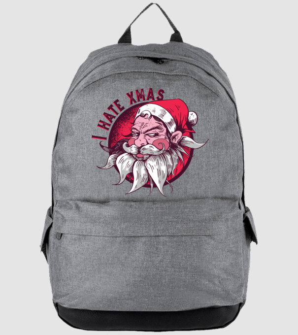 I Hate Xmas model gri pe tricou