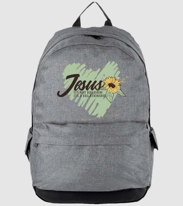 Inima lui Isus - Nu o religie, ci o relație model gri pe tricou