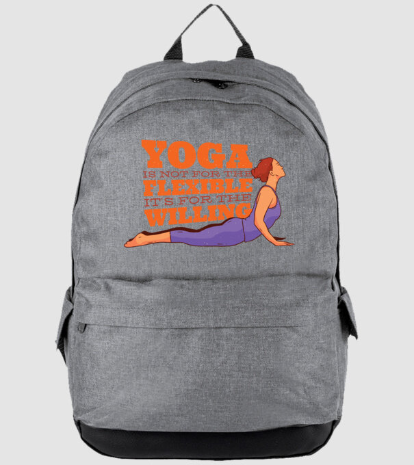 yoga perseverență model gri pe tricou