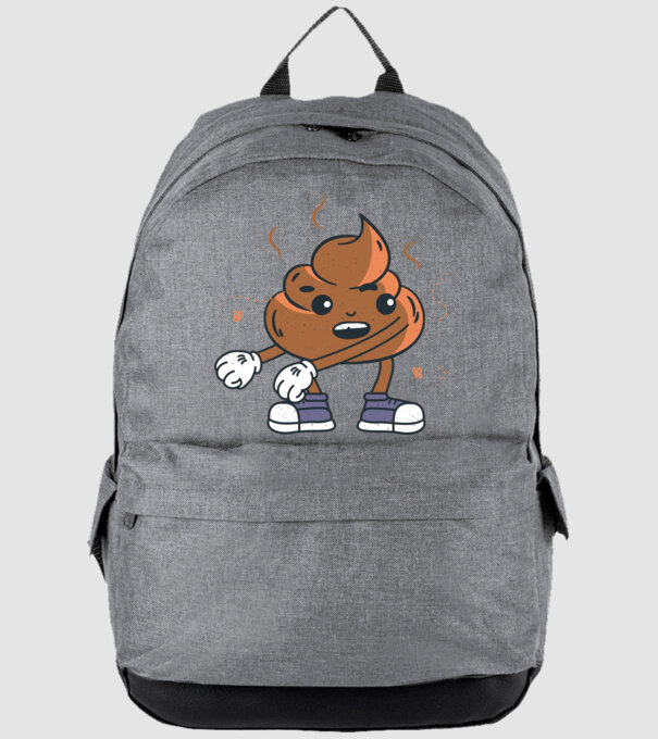 Căcat DAB model gri pe tricou