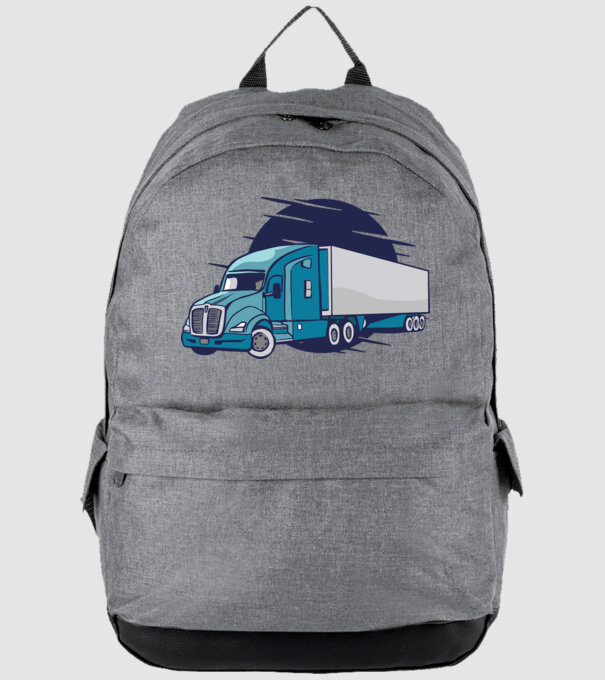 Tricou Șofer de camion model gri pe tricou
