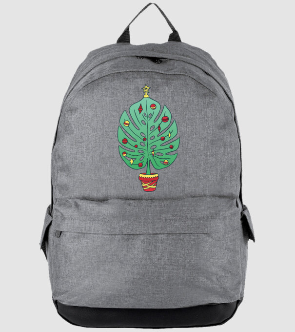Palmier de Crăciun model gri pe tricou