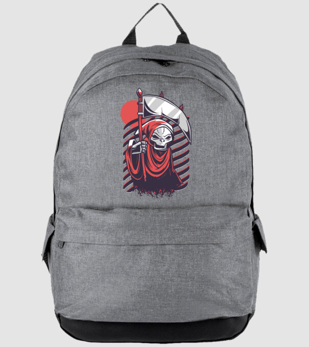Moartea - Grim Reaper model gri pe tricou