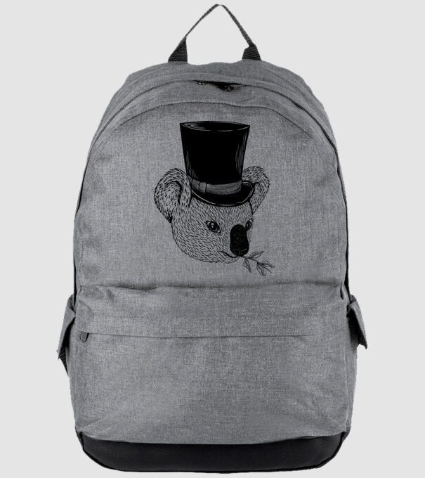 Cilindru Koala model gri pe tricou