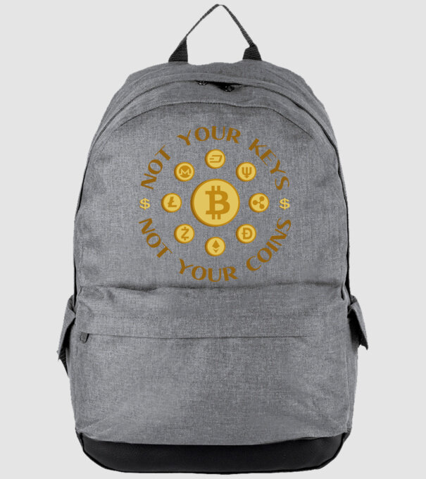 Criptomonede model gri pe tricou