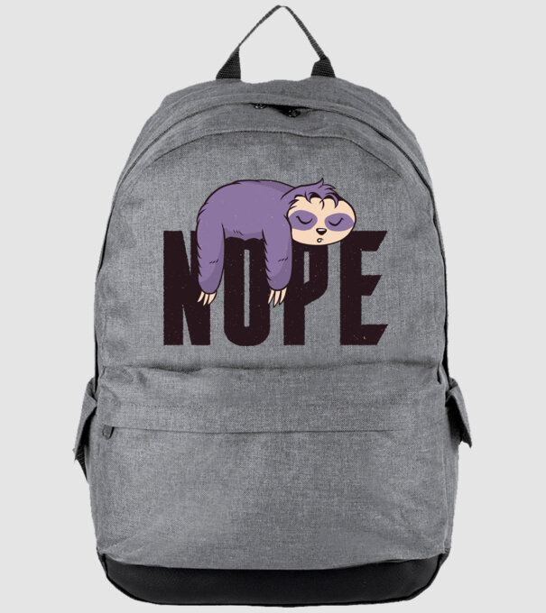 Leneș Nope model gri pe tricou