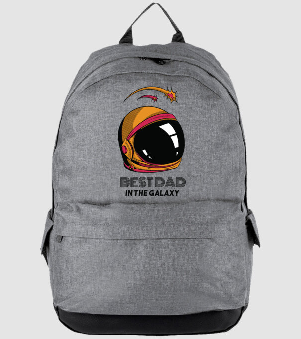 Cel mai bun tată din Galaxie model gri pe tricou