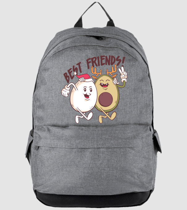 Cei mai buni prieteni vegan model gri pe tricou