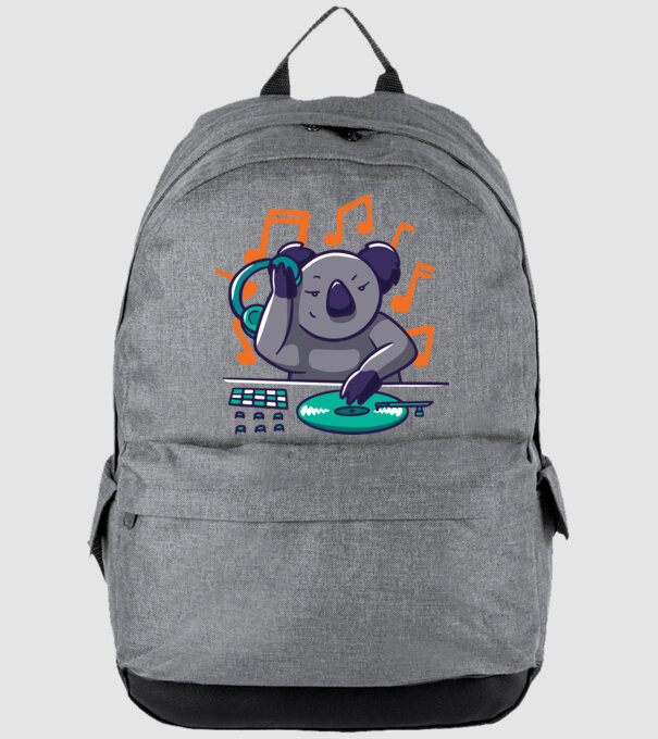 Koala DJ model gri pe tricou