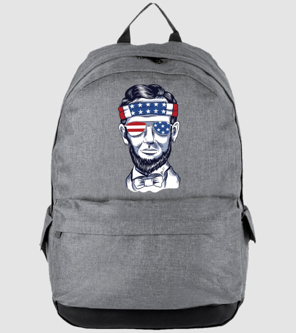 Lincoln USA model gri pe tricou