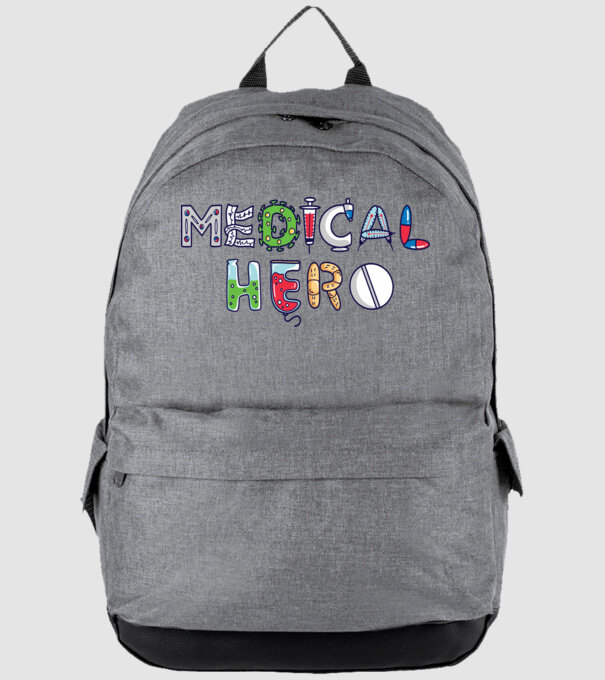 Medical Hero - Eroi de zi cu zi model gri pe tricou