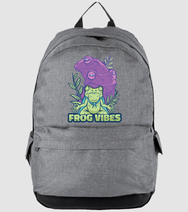 Broasca meditatoare model gri pe tricou