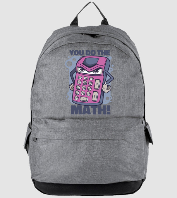 Calculator Furios model gri pe tricou