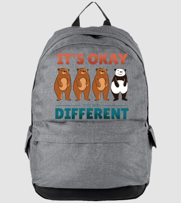 E în regulă să fii diferit model gri pe tricou