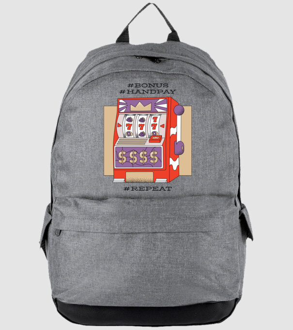 Slot machine model gri pe tricou