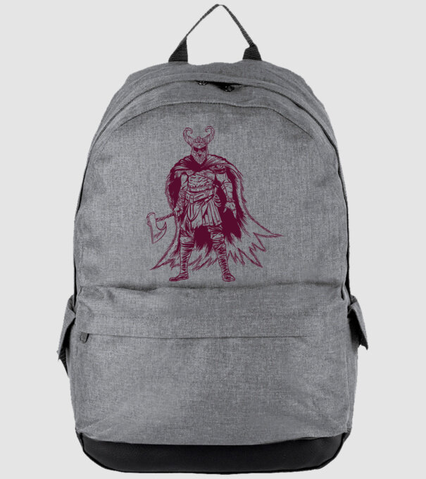 Războinic Odin Viking model gri pe tricou