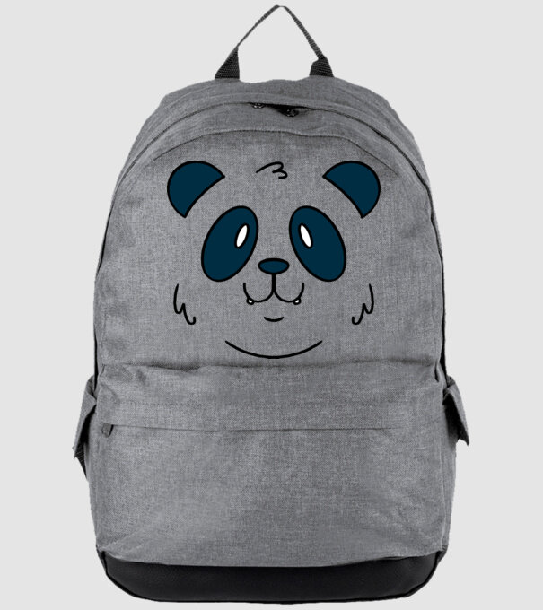 Cap de panda model gri pe tricou