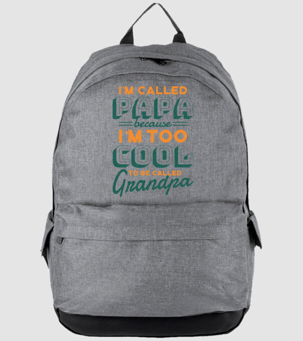 Mi se spune Tată pentru că sunt prea cool pentru a fi Bunic model gri pe tricou