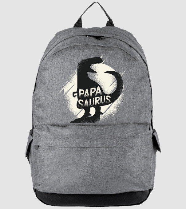 papasaurus model gri pe tricou