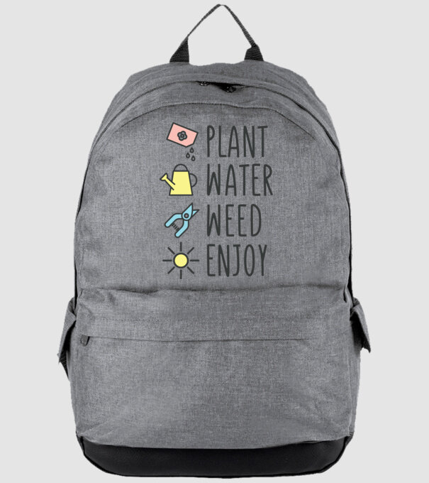 Plant Water Weed Enjoy model gri pe tricou